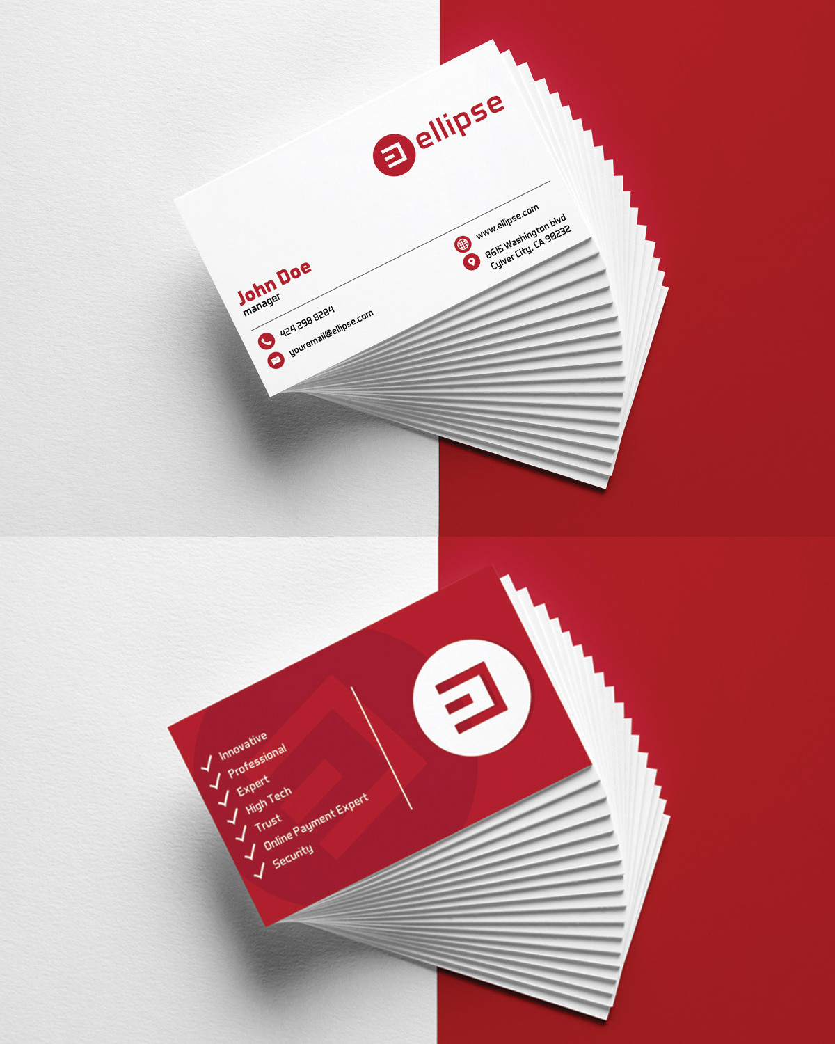 Design de Carte de Visite par JK18 pour Ellipse  | Design #14031554