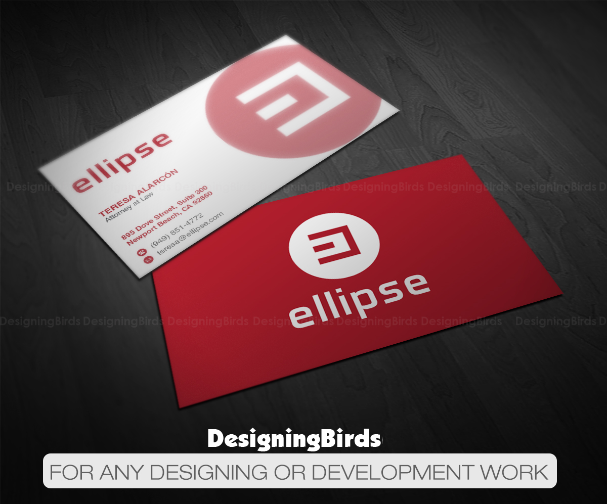 Business Card Design by Designing Birds for Ellipse  | Design #14049102
