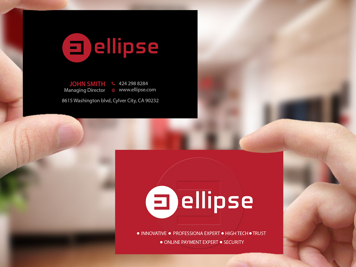 Business Card Design by Creations Box 2015 for Ellipse  | Design #14057921
