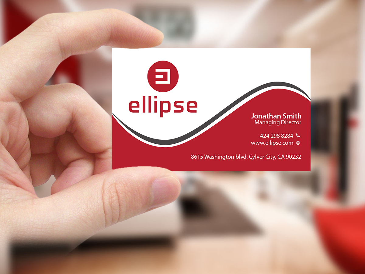 Business Card Design by Creations Box 2015 for Ellipse  | Design #14057924