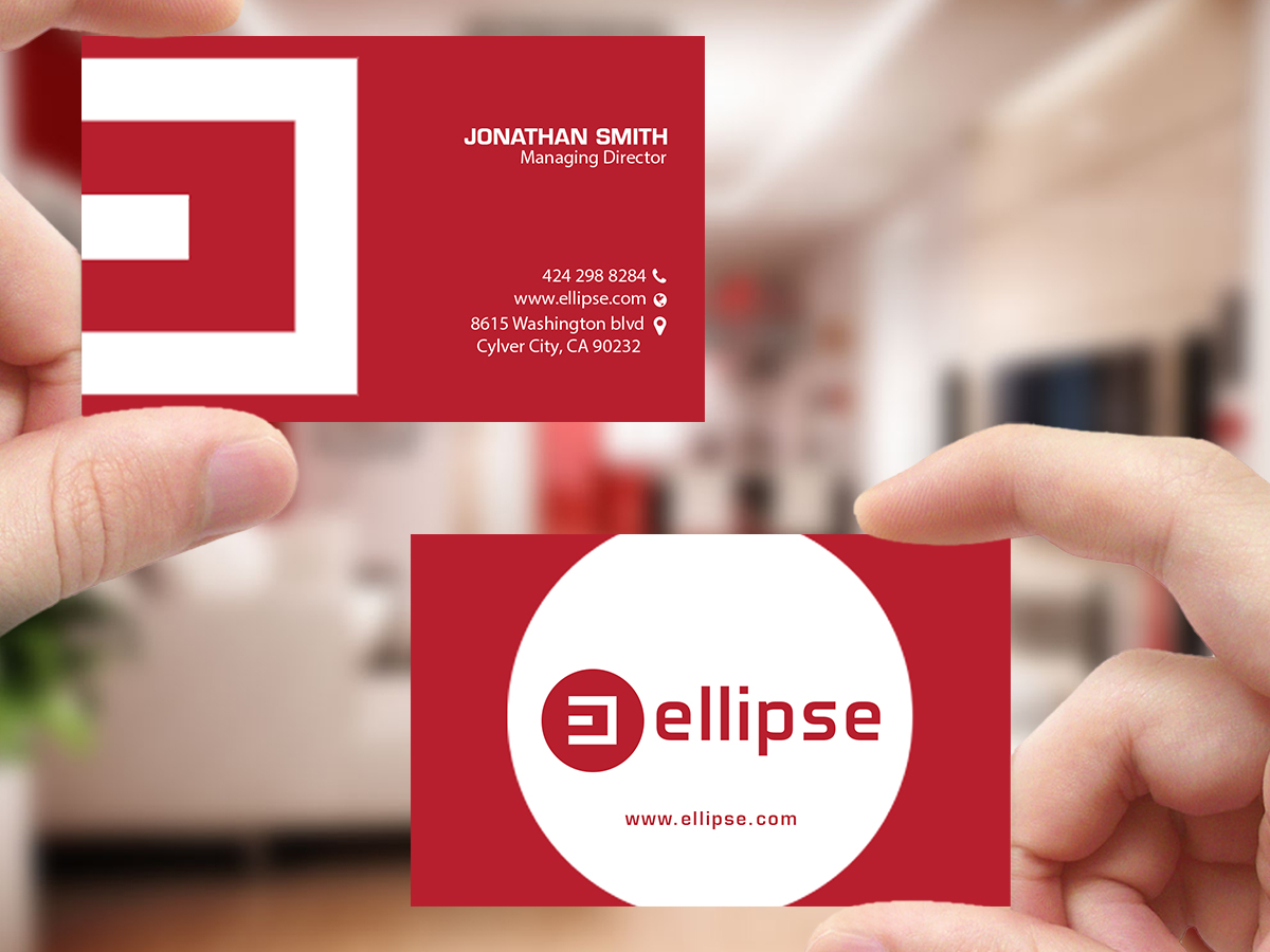 Business Card Design by Creations Box 2015 for Ellipse  | Design #14057925