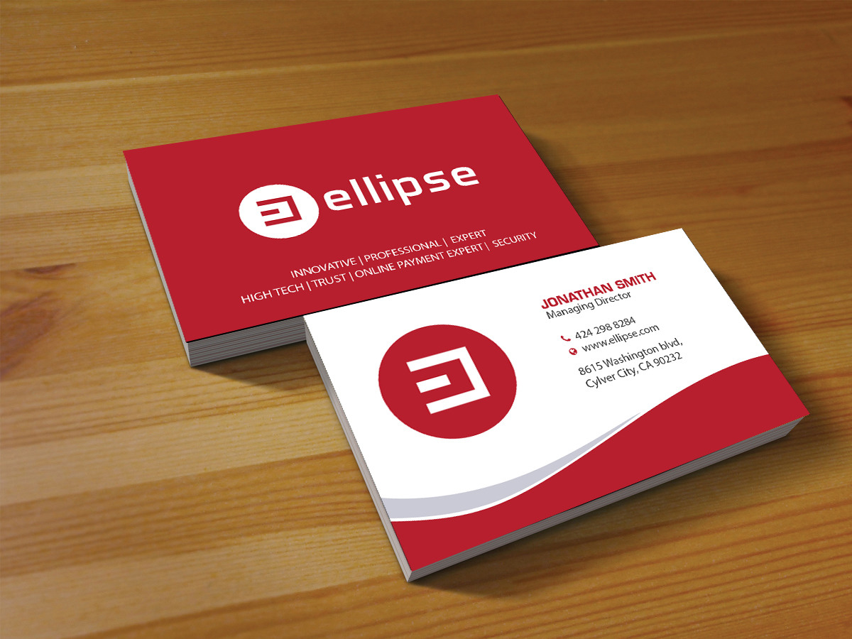 Business Card Design by Creations Box 2015 for Ellipse  | Design #14057927