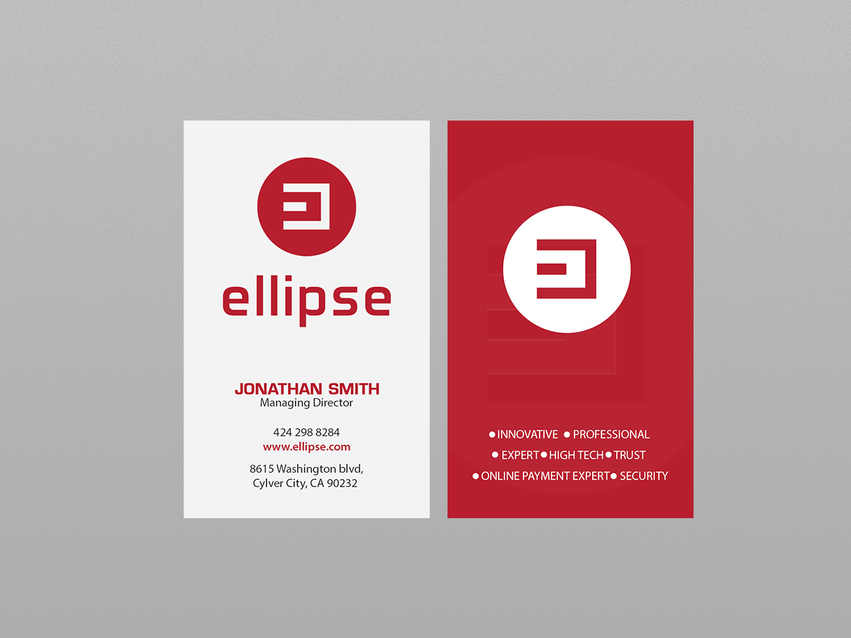 Business Card Design by Creations Box 2015 for Ellipse  | Design #14057928
