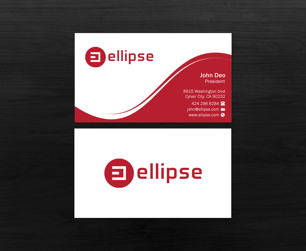 Design de Carte de Visite par Brand aid pour Ellipse  | Design #14052420