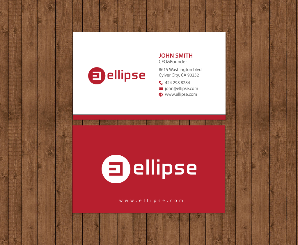 Business Card Design by chandrayaan.creative for Ellipse  | Design #14049520