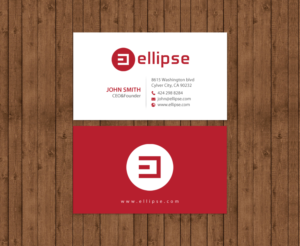 Business Card Design by chandrayaan.creative for Ellipse  | Design: #14049521