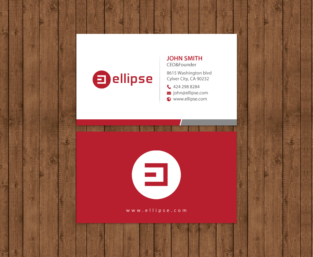 Business Card Design by chandrayaan.creative for Ellipse  | Design #14049522