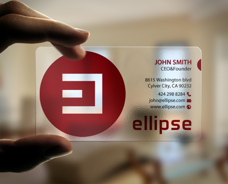 Business Card Design by chandrayaan.creative for Ellipse  | Design #14049750