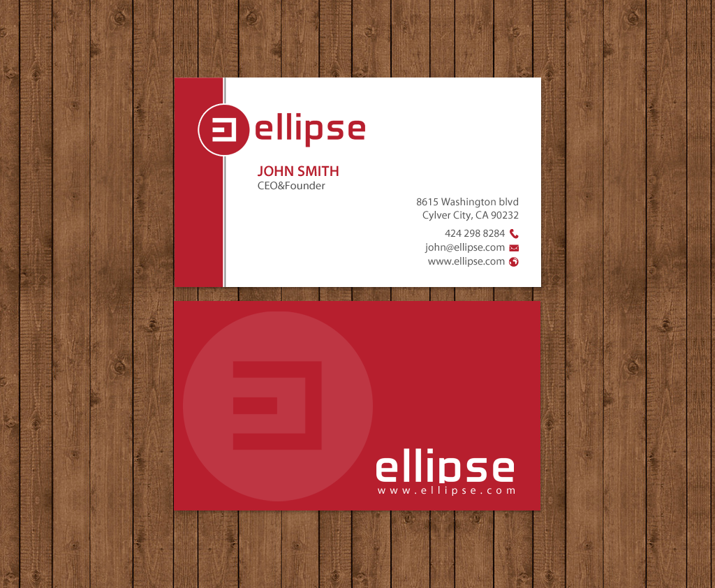 Business Card Design by chandrayaan.creative for Ellipse  | Design #14050222