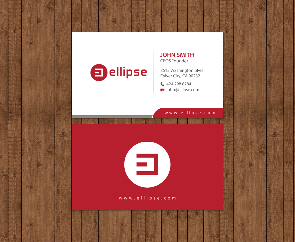 Business Card Design by chandrayaan.creative for Ellipse  | Design #14050223