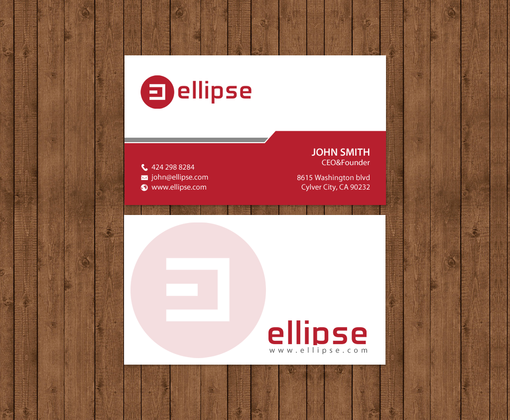 Business Card Design by chandrayaan.creative for Ellipse  | Design #14050231
