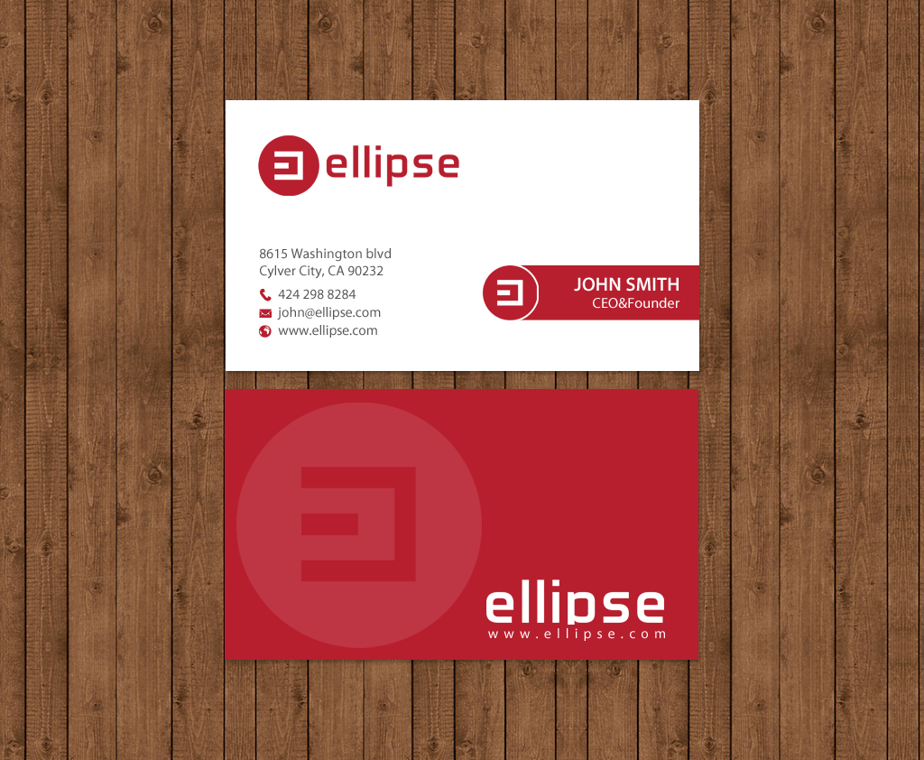 Business Card Design by chandrayaan.creative for Ellipse  | Design #14050233