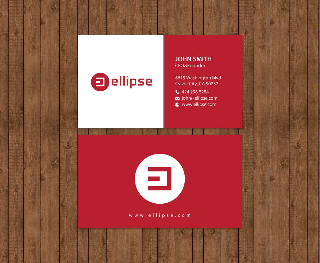 Business Card Design by chandrayaan.creative for Ellipse  | Design #14050234