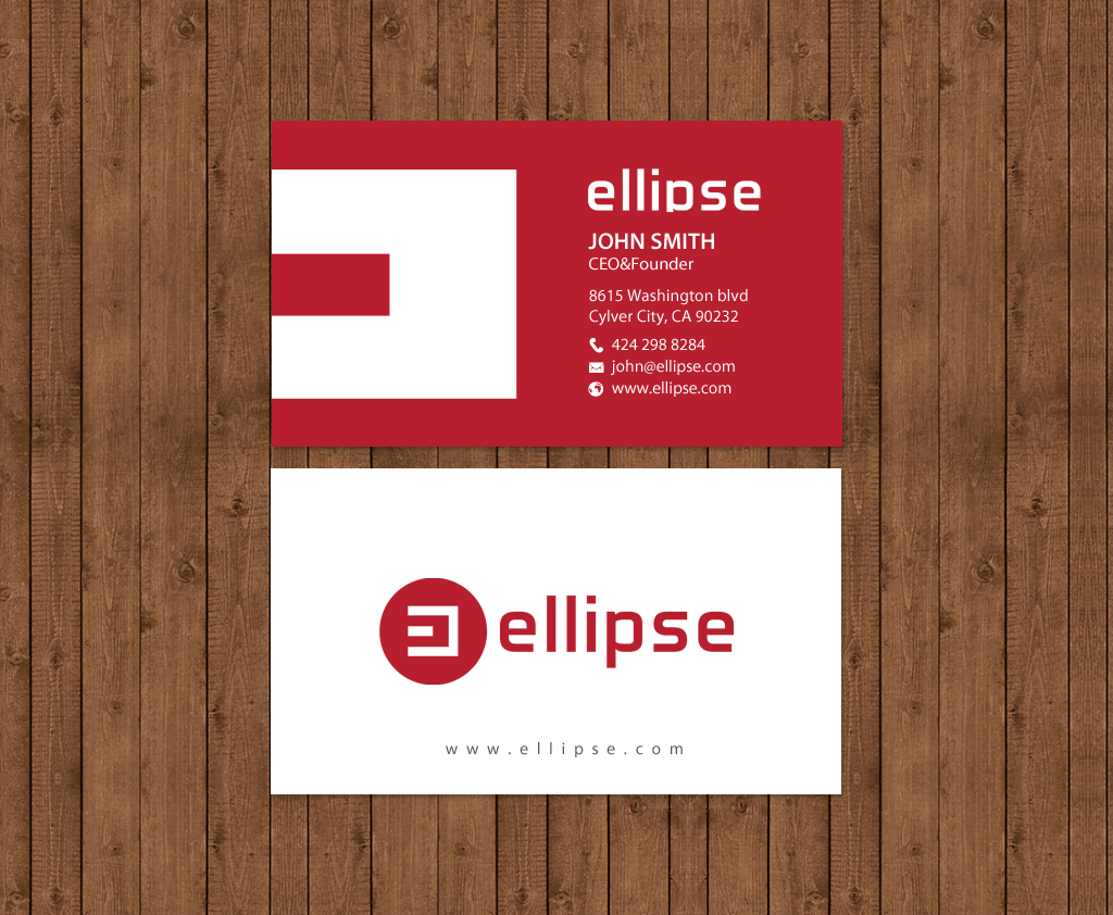 Business Card Design by chandrayaan.creative for Ellipse  | Design #14050236