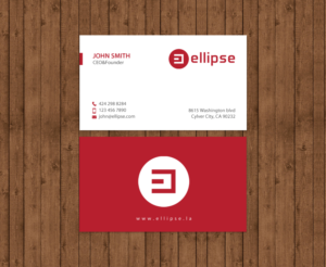 Business Card Design by chandrayaan.creative for Ellipse  | Design: #14069436