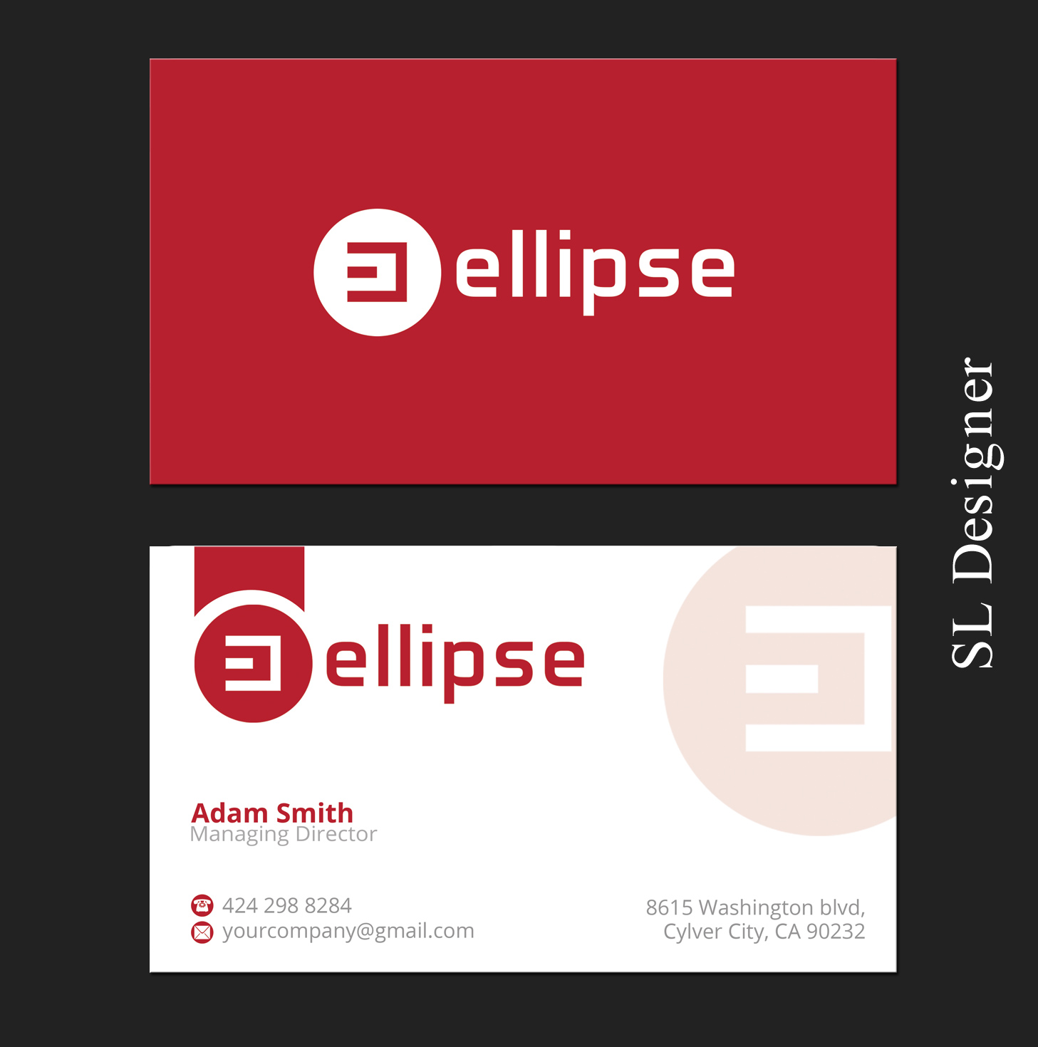 Design de Carte de Visite par SL Designer pour Ellipse  | Design #14033646