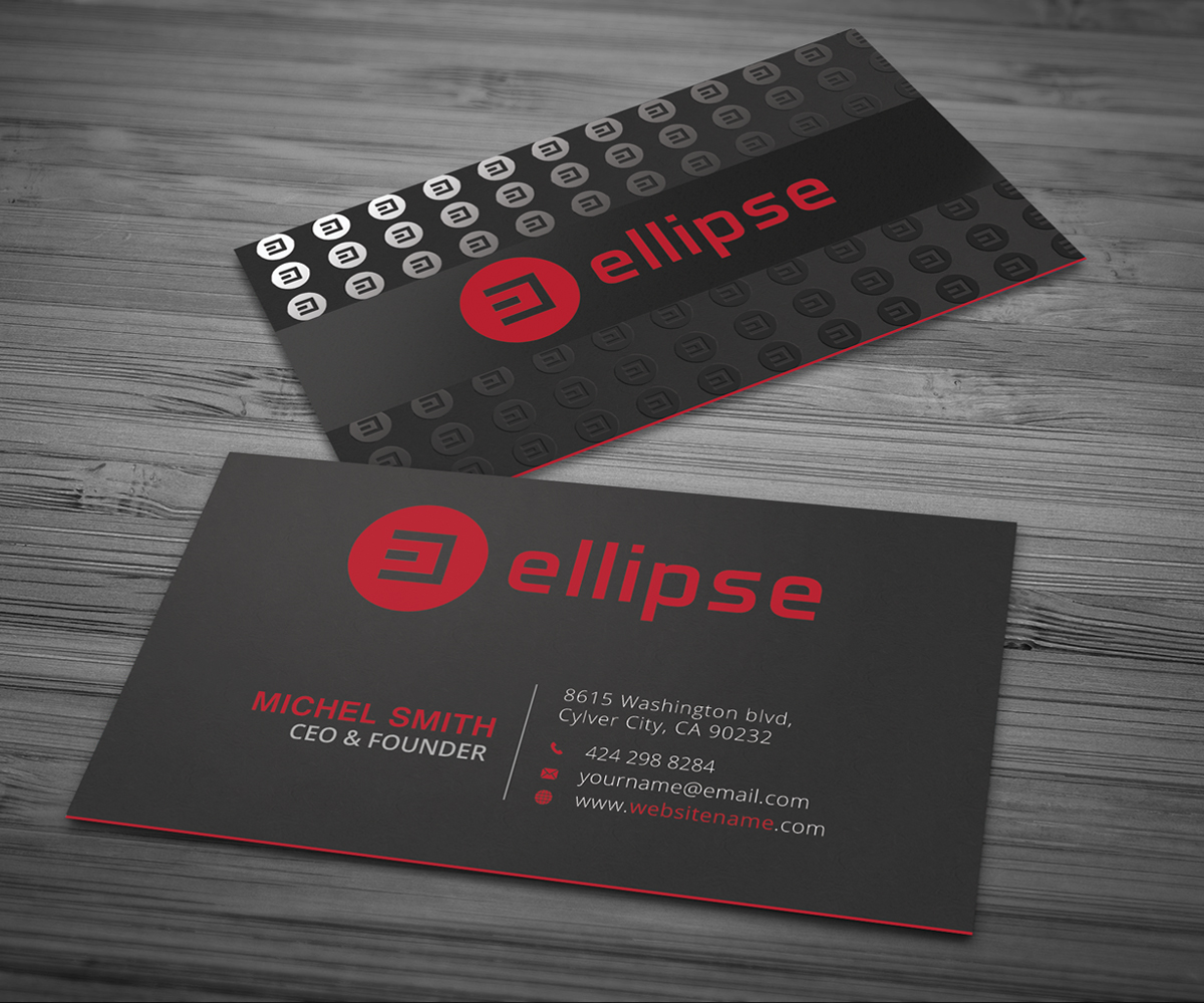 Business Card Design by Graphic Flame for Ellipse  | Design #14060101