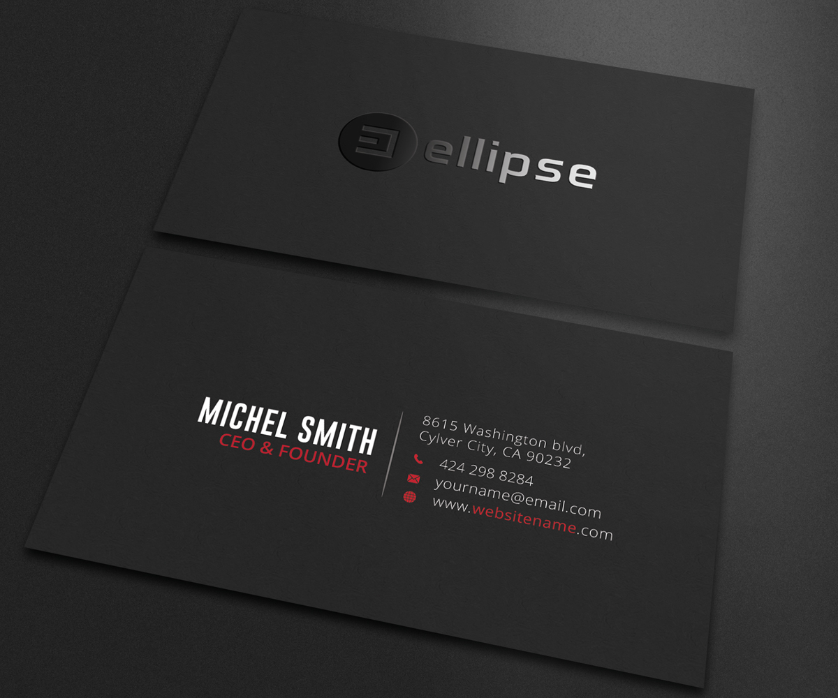 Business Card Design by Graphic Flame for Ellipse  | Design #14060103