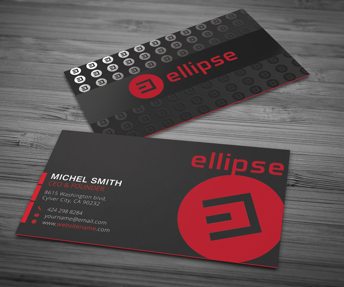 Business Card Design by Graphic Flame for Ellipse  | Design #14060105