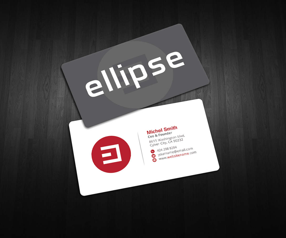 Business Card Design by Graphic Flame for Ellipse  | Design #14060107