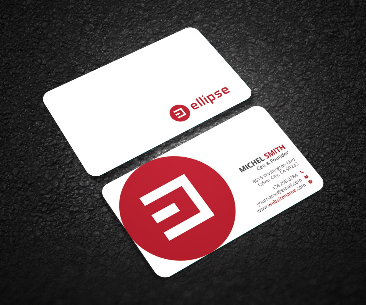 Design de Carte de Visite par Graphic Flame pour Ellipse  | Design #14064396