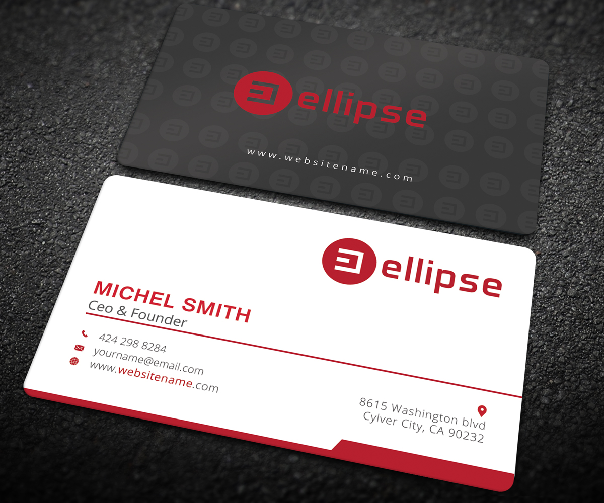 Business Card Design by Graphic Flame for Ellipse  | Design #14068196