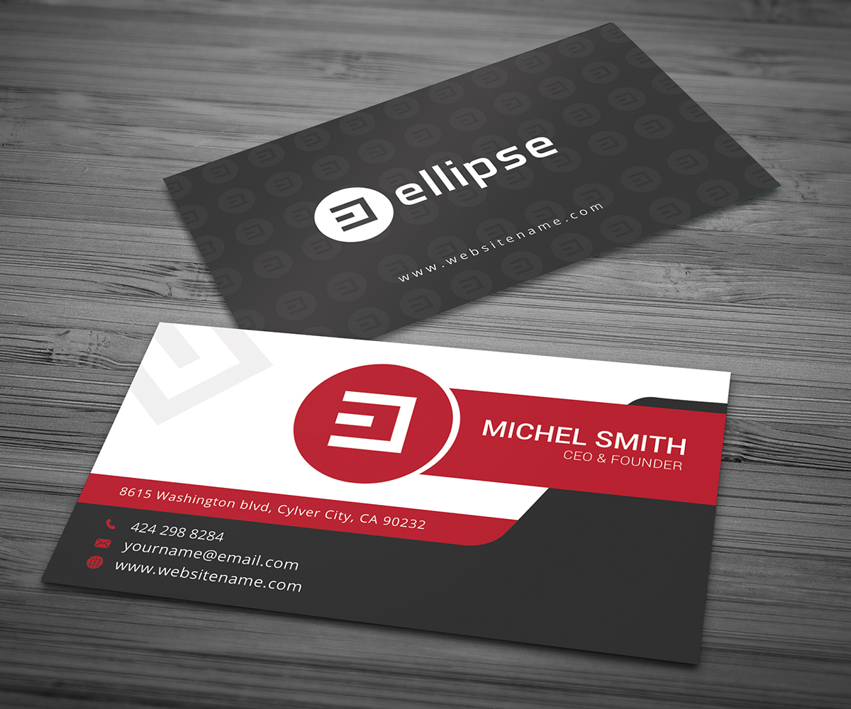 Business Card Design by Graphic Flame for Ellipse  | Design #14068265