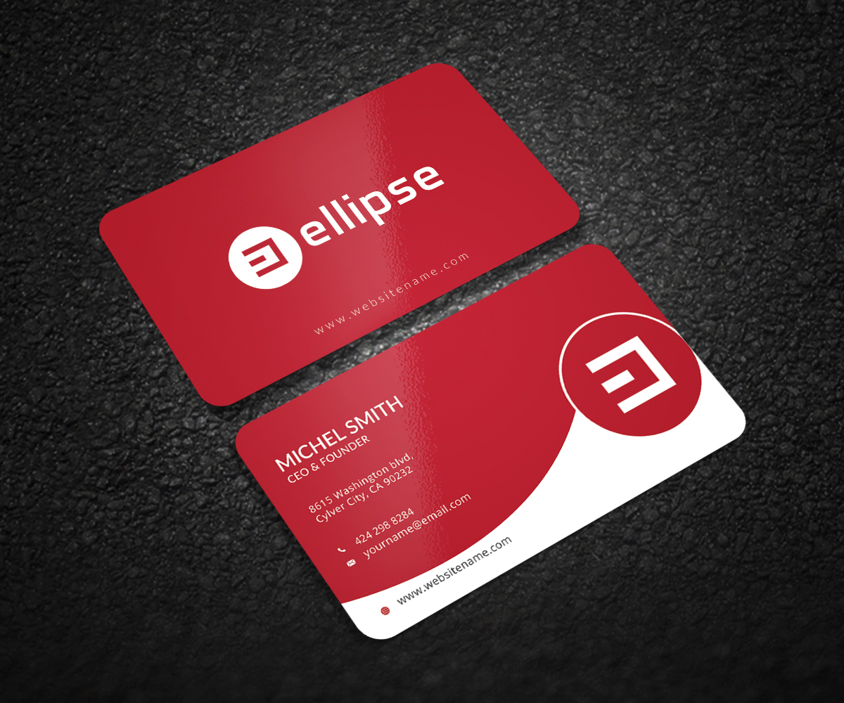 Business Card Design by Graphic Flame for Ellipse  | Design #14068267