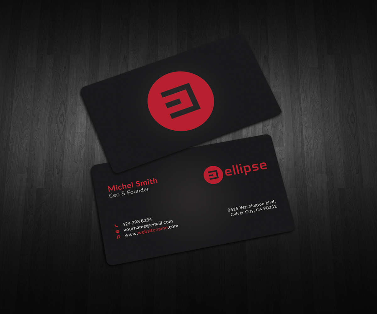 Business Card Design by Graphic Flame for Ellipse  | Design #14077732