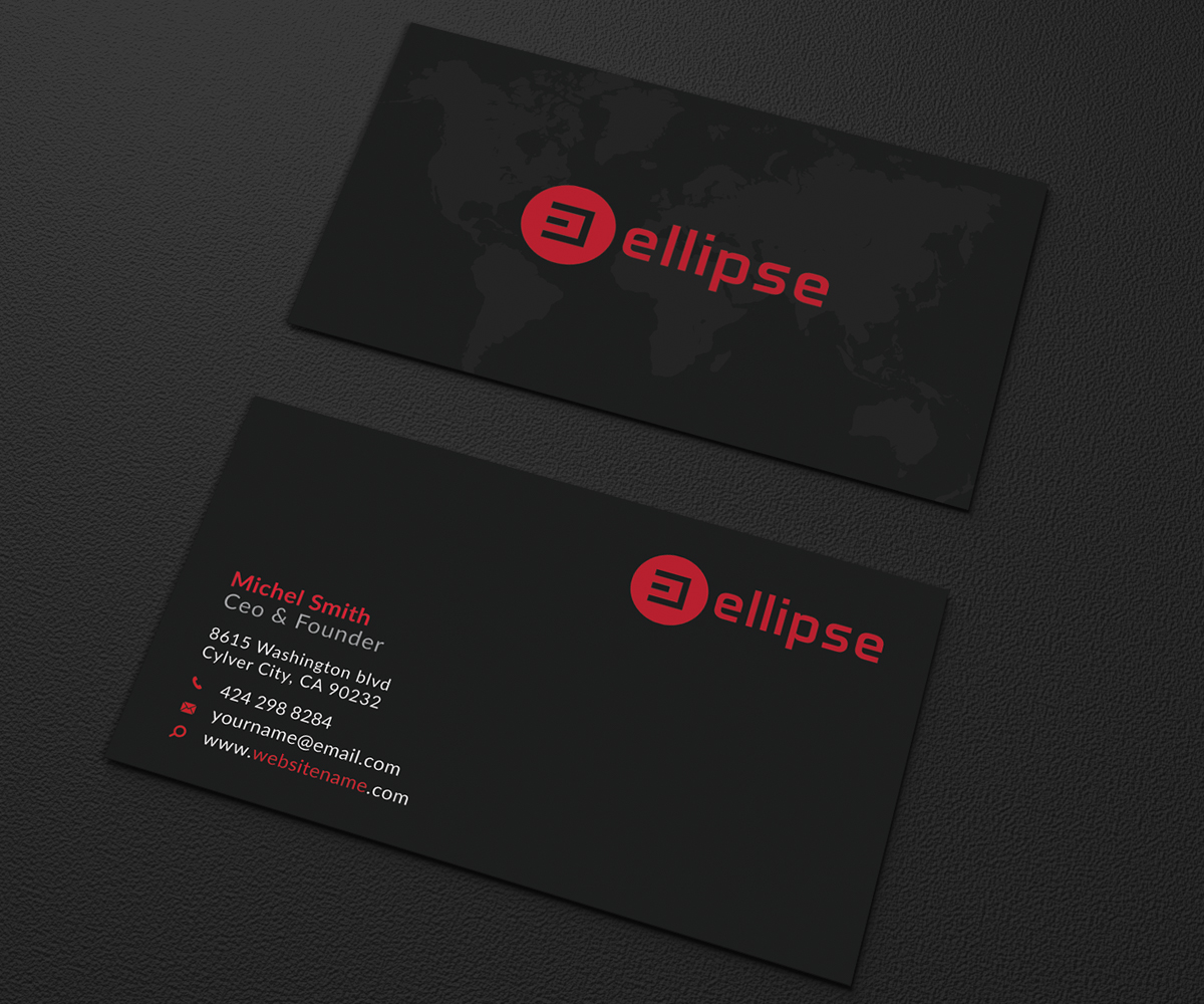 Business Card Design by Graphic Flame for Ellipse  | Design #14077743