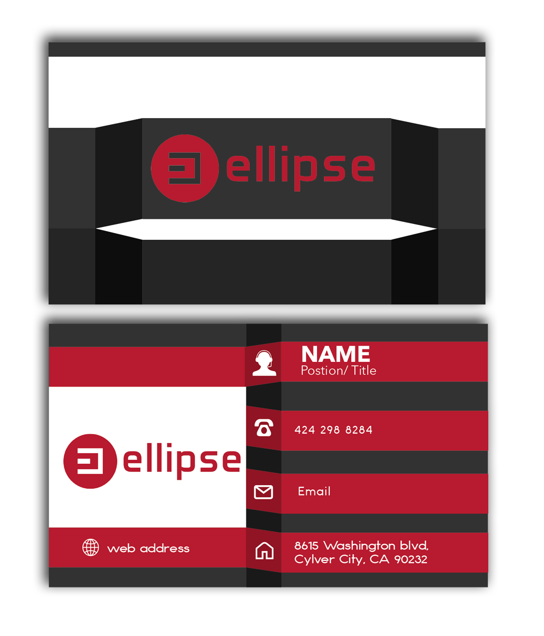 Business Card Design by Mai Duyen for Ellipse  | Design #14029408