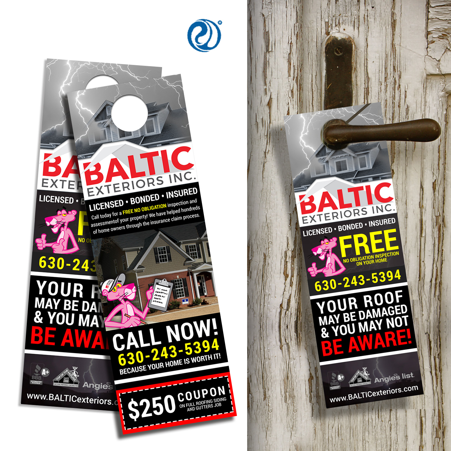 Flyer Design by rdesign12 for Baltic Exteriors | Design #14027601