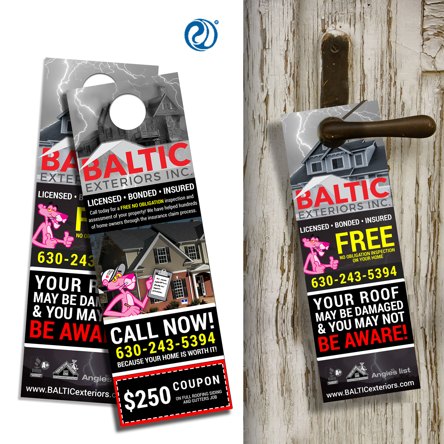 Flyer Design by rdesign12 for Baltic Exteriors | Design #14032784