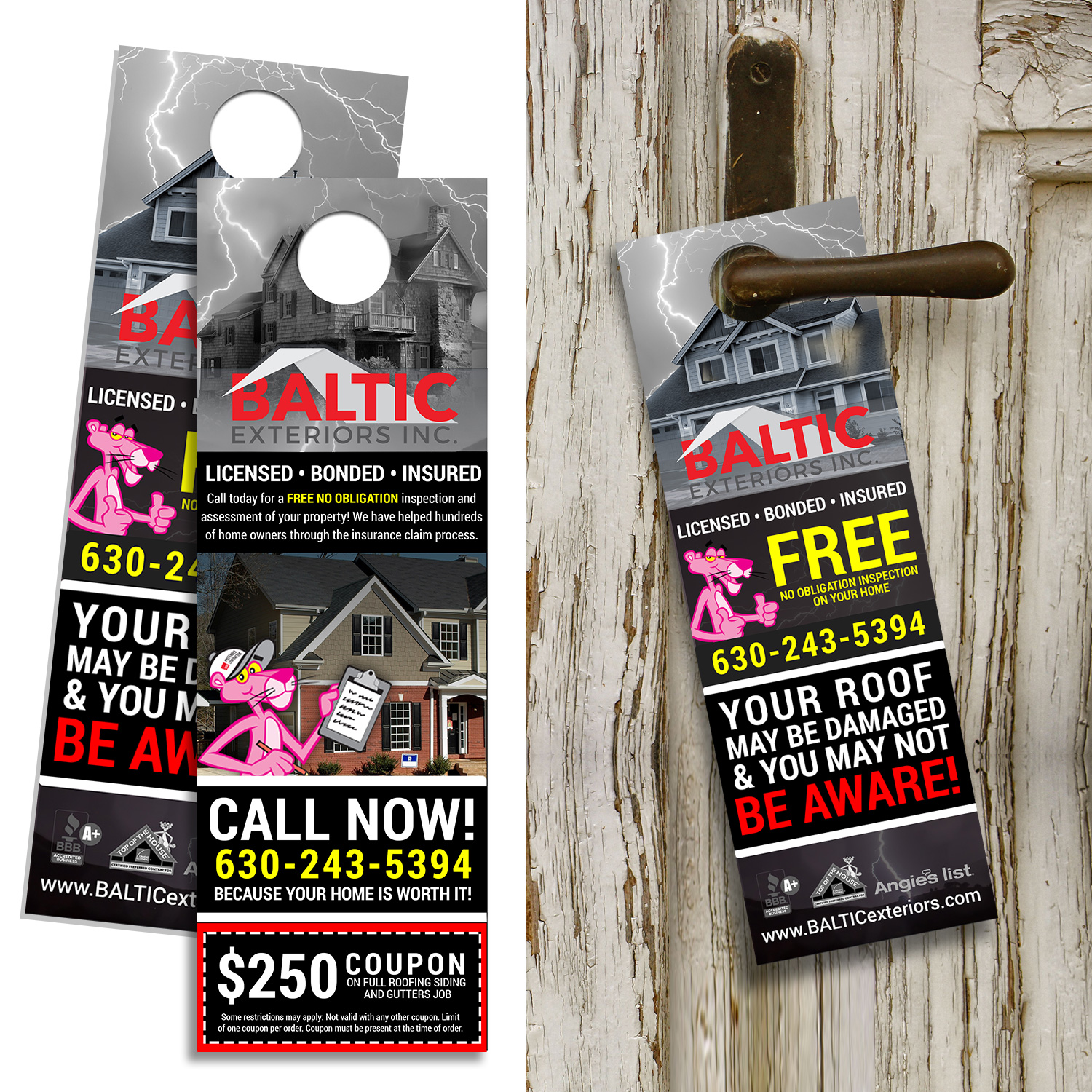 Flyer Design by rdesign12 for Baltic Exteriors | Design #14048375