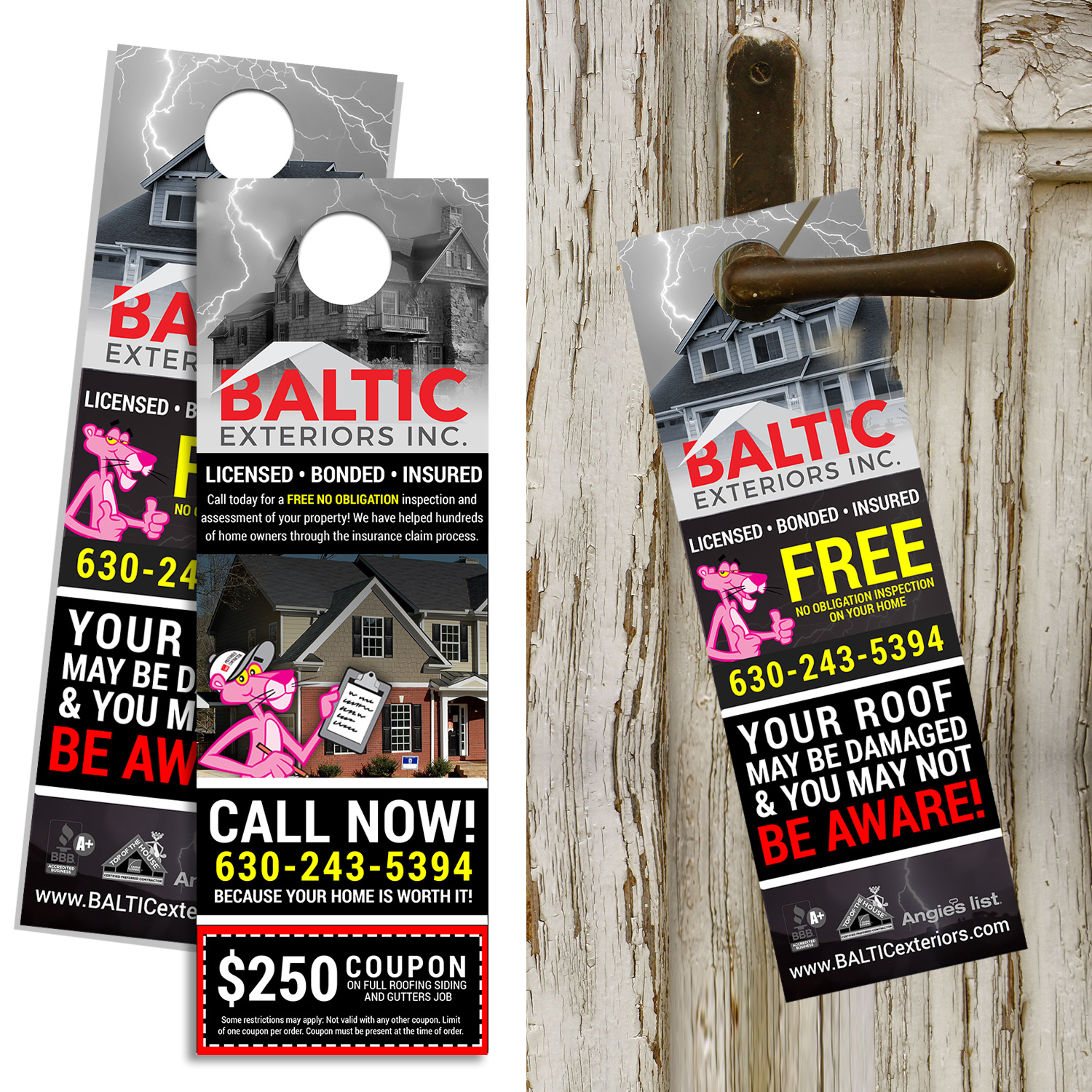 Flyer Design by rdesign12 for Baltic Exteriors | Design: #14091127