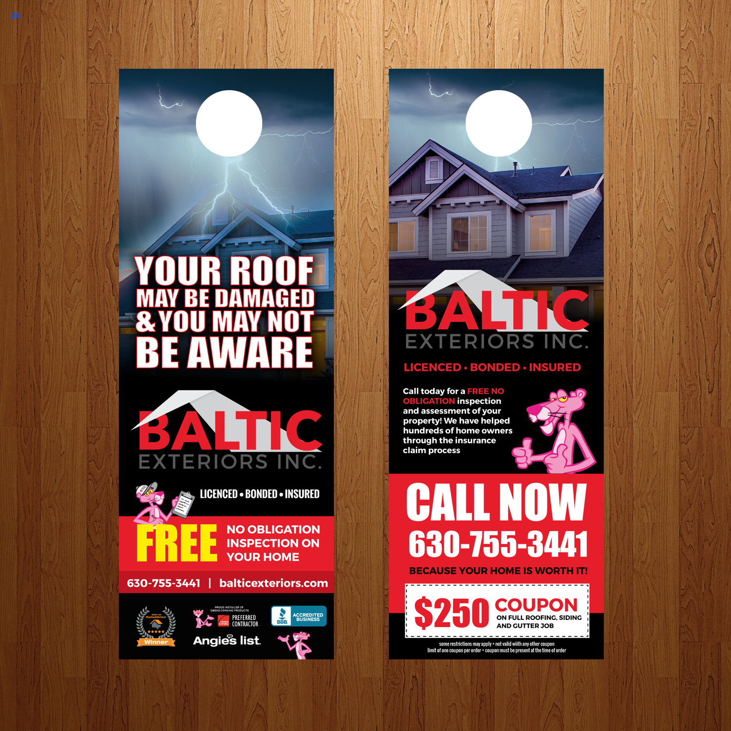 Flyer Design by uniquedesign10 for Baltic Exteriors | Design #14041596