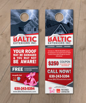 Flyer Design by alex989 for Baltic Exteriors | Design: #14067844