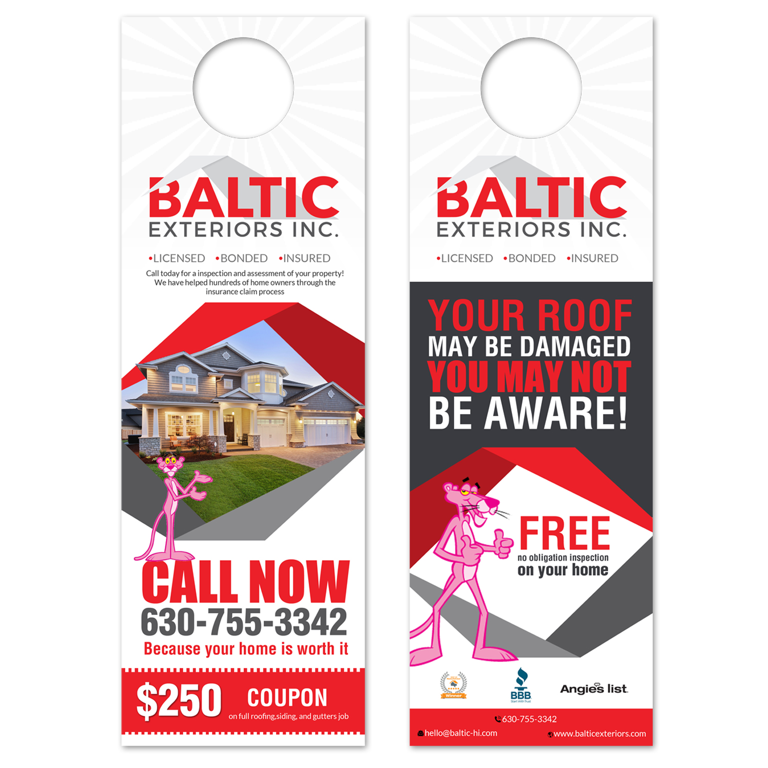 Flyer Design by creative.bugs for Baltic Exteriors | Design #14027262