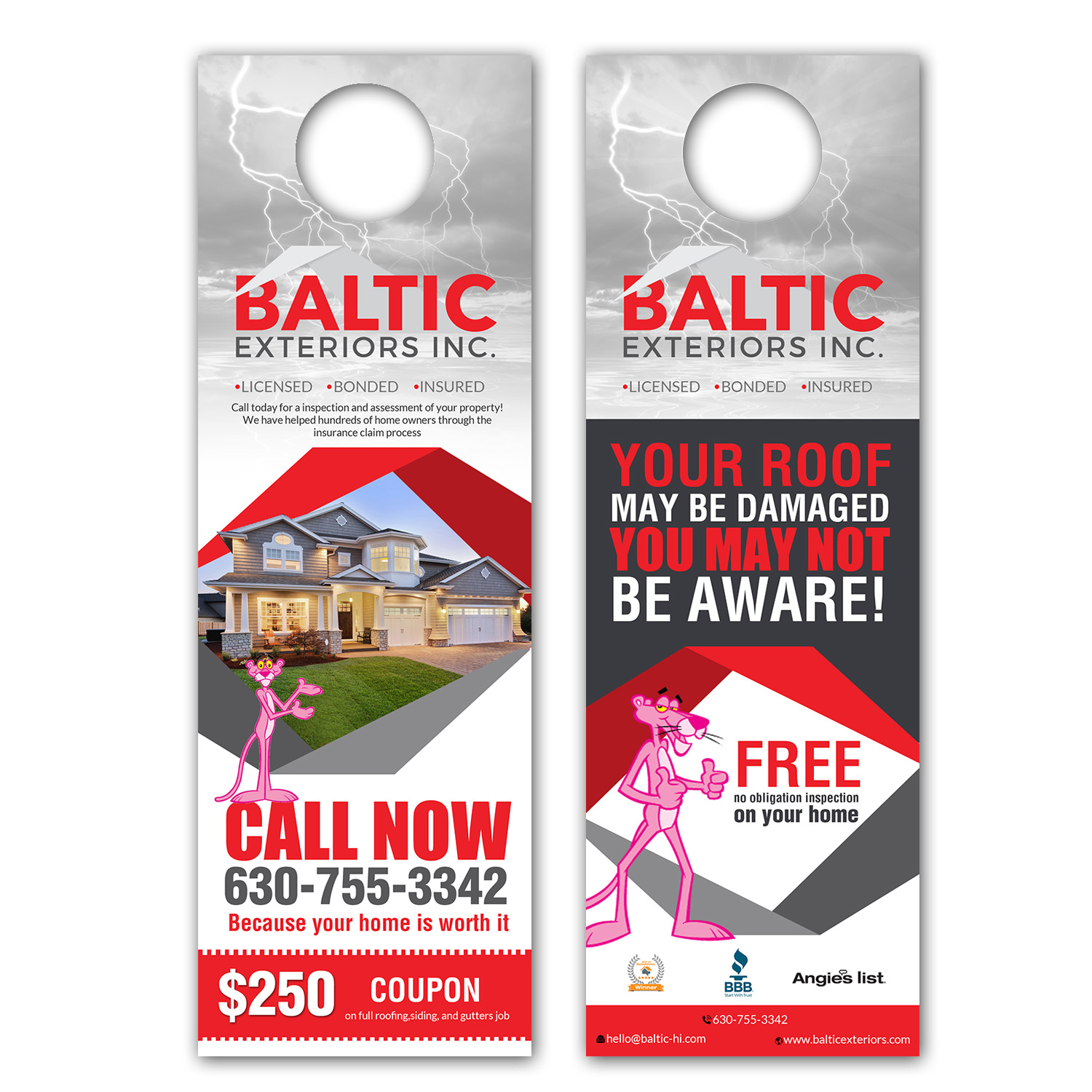 Flyer Design by creative.bugs for Baltic Exteriors | Design #14035405