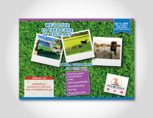 Flyer Design by dahf21 for TAILS ON TRAILS | Design: #14149573