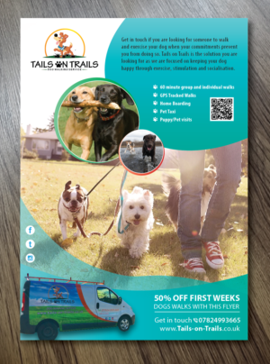 Flyer Design by Alexandar for TAILS ON TRAILS | Design: #14108472