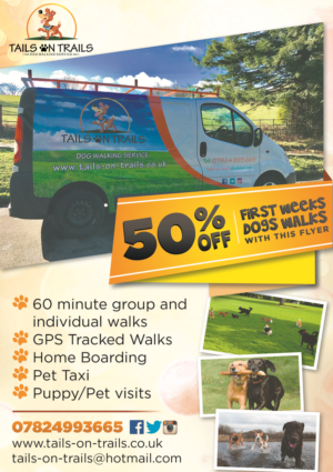 Flyer Design by Kimini for TAILS ON TRAILS | Design: #14135536