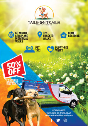 Flyer Design by janiceg for TAILS ON TRAILS | Design #14120426