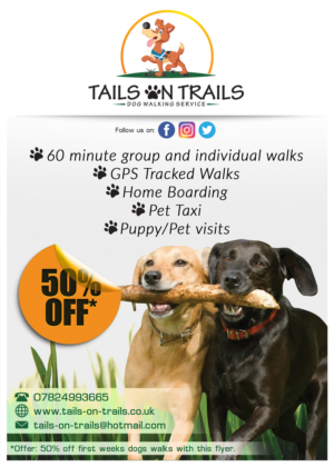 Flyer Design by SheenaMcBride for TAILS ON TRAILS | Design #14144125