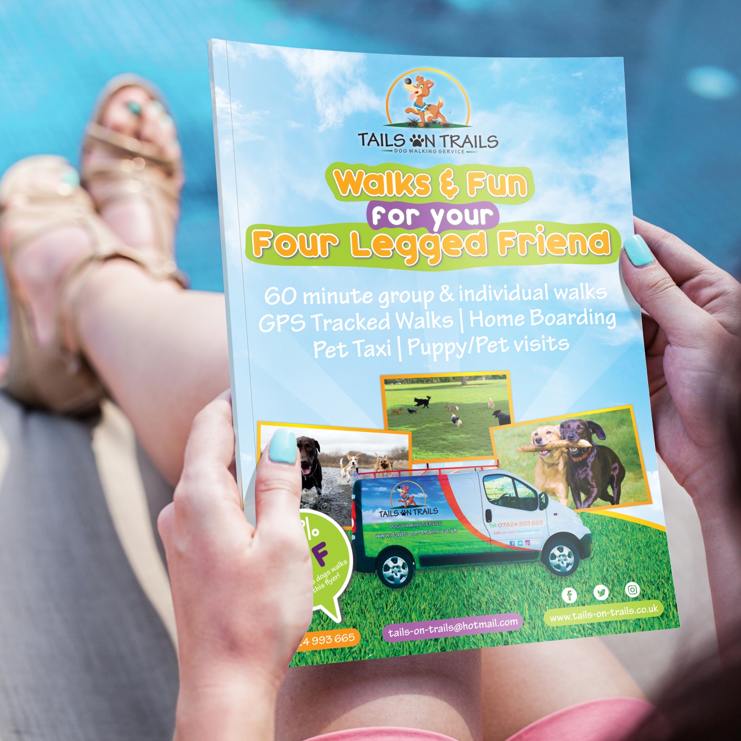 Flyer Design by Craftisauce for TAILS ON TRAILS | Design #14140109