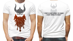 Viking Design for T-shirt