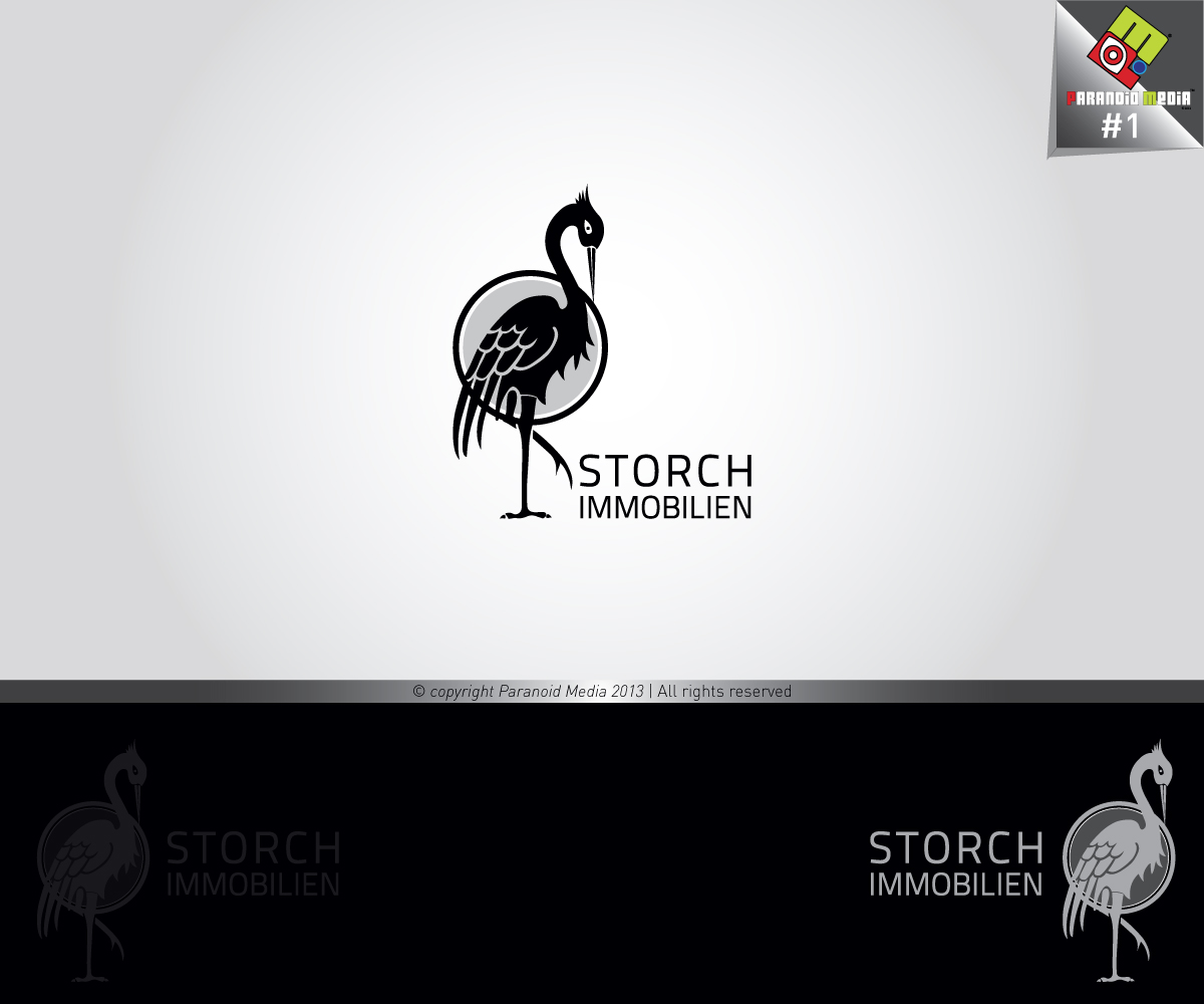 Logo-Design von Atum Kreative™ für Storch Immobilien | Design #2505419
