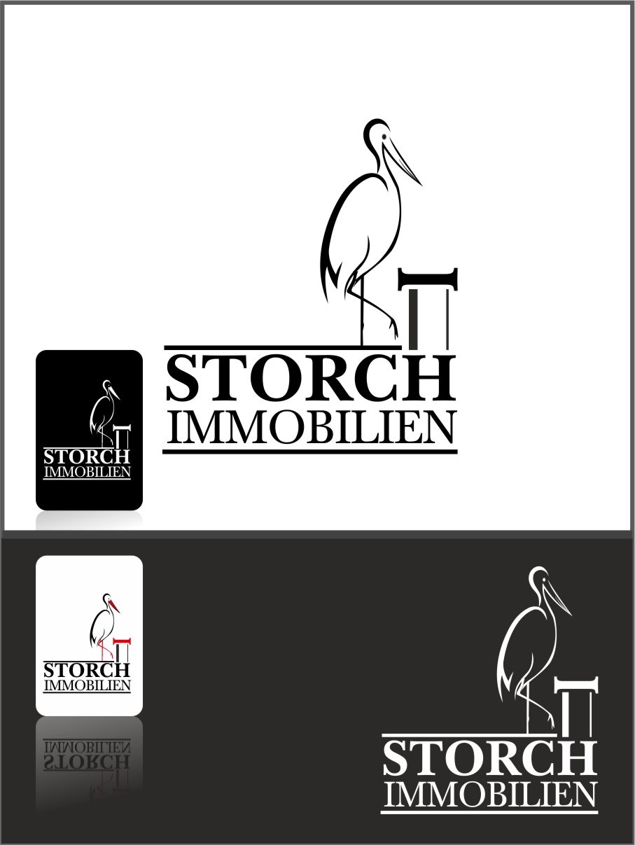 Logo-Design von Idesign estudio für Storch Immobilien | Design #2563827