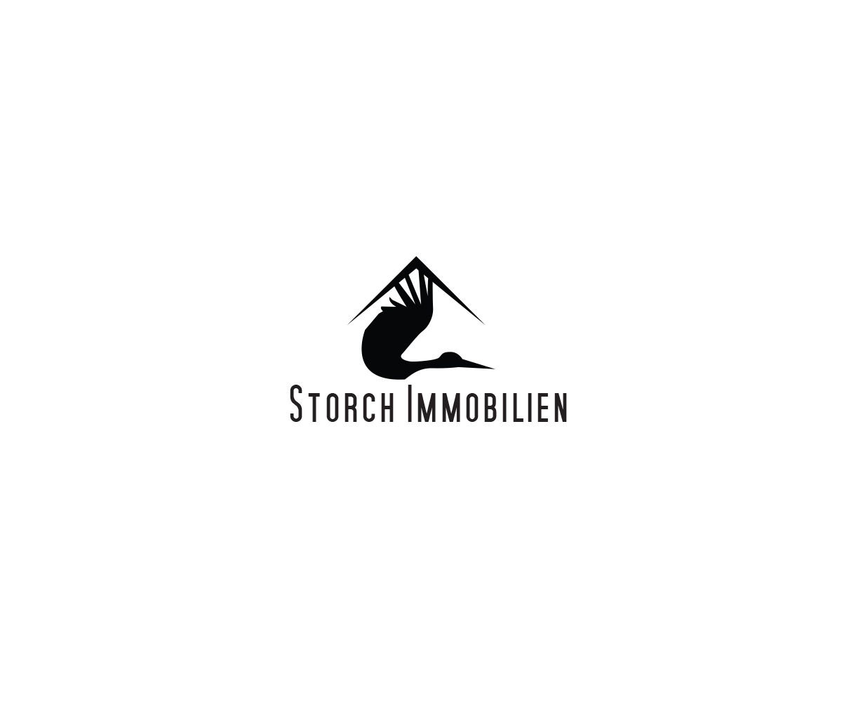 Logo-Design von Storm für Storch Immobilien | Design #2542082