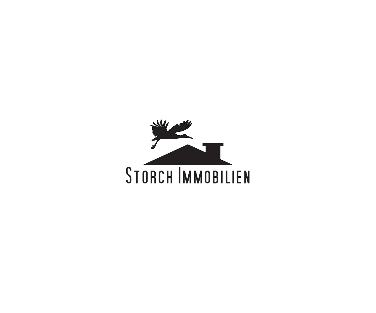 Logo-Design von Storm für Storch Immobilien | Design #2542667